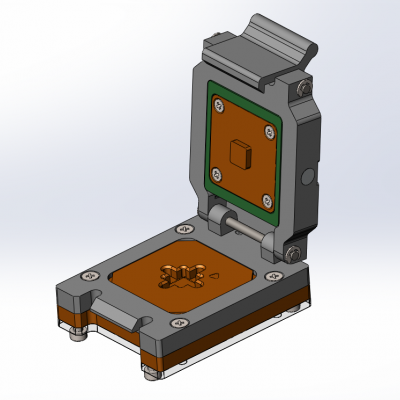 Контактирующее устройство QFN-cl-p-48-0.5-010