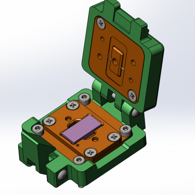 Контактирующее устройство QFN-cl-p-52-0.5-001