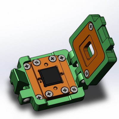 Контактирующее устройство QFN-cl-p-64-0.5-001