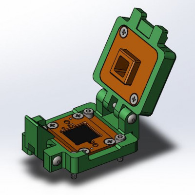 Контактирующее устройство QFN-cl-p-88-0.4-001