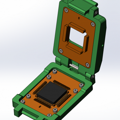 Контактирующее устройство QFP-cl-h-64K-1.0-001