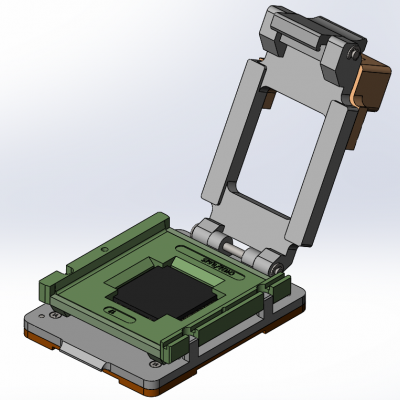 Контактирующее устройство QFP-cl-p-132-0.625-001SN