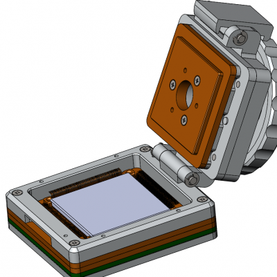 Контактирующее устройство QFP-cl-p-256-0.5-002