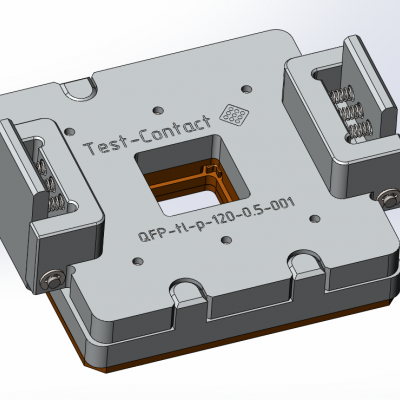 Контактирующее устройство QFP-tl-p-120-0.5-001