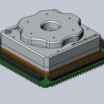 Контактирующее устройство QFP-tl-p-208-0.5-002