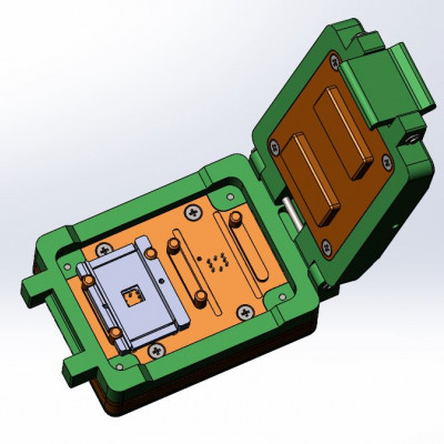 Контактирующее устройство QLCC-cl-p-8x2-1.27-001SN