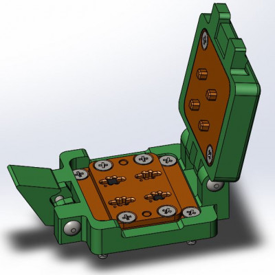 Контактирующее устройство SMD-cl-h-2x4-1.27-001