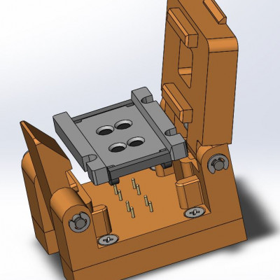 Контактирующее устройство SMD-cl-h-2x4-2.7-001