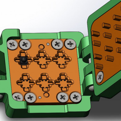 Контактирующее устройство SMD-cl-h-2x6-2.65-001