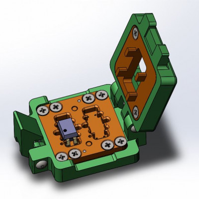 Контактирующее устройство SMD-cl-h-4x2-2.54-001