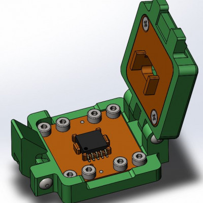 Контактирующее устройство SOP-cl-h-10-1.27-001