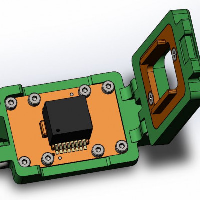 Контактирующее устройство SOP-cl-h-16-1.27-001