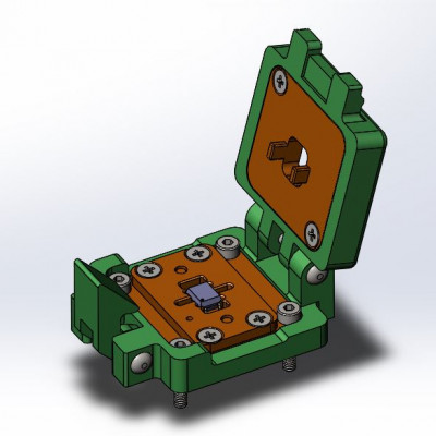 Контактирующее устройство SOP-cl-h-4-2.54-002