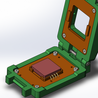Контактирующее устройство SOP-cl-h-8-2.54-003