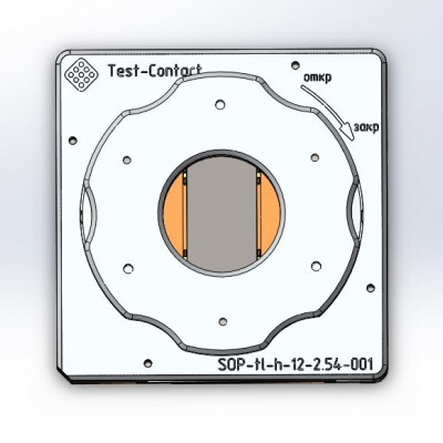 Контактирующее устройство SOP-tl-h-12-2.54-001